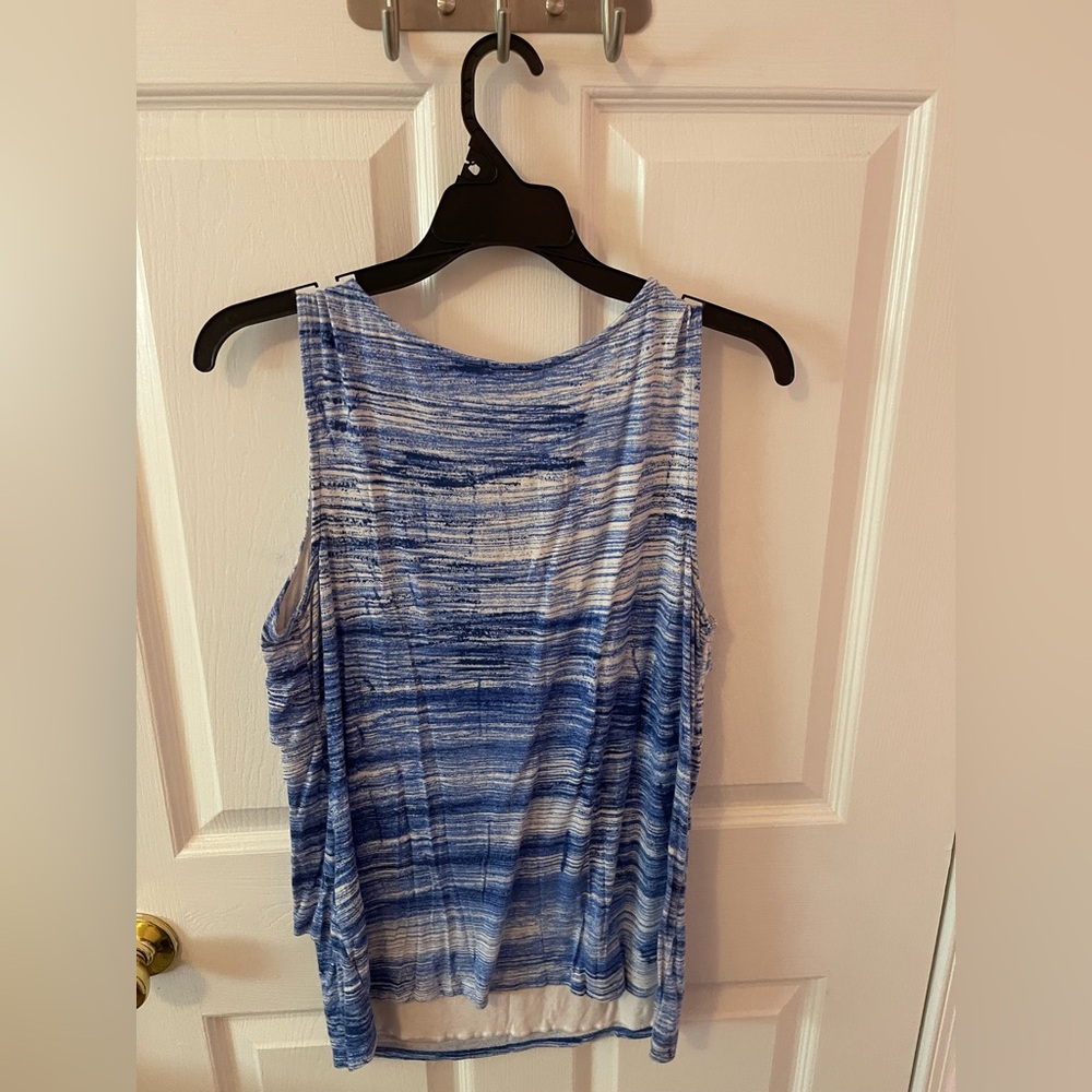 CATO Abstract Ruffle Tank - Picture 14 of 14